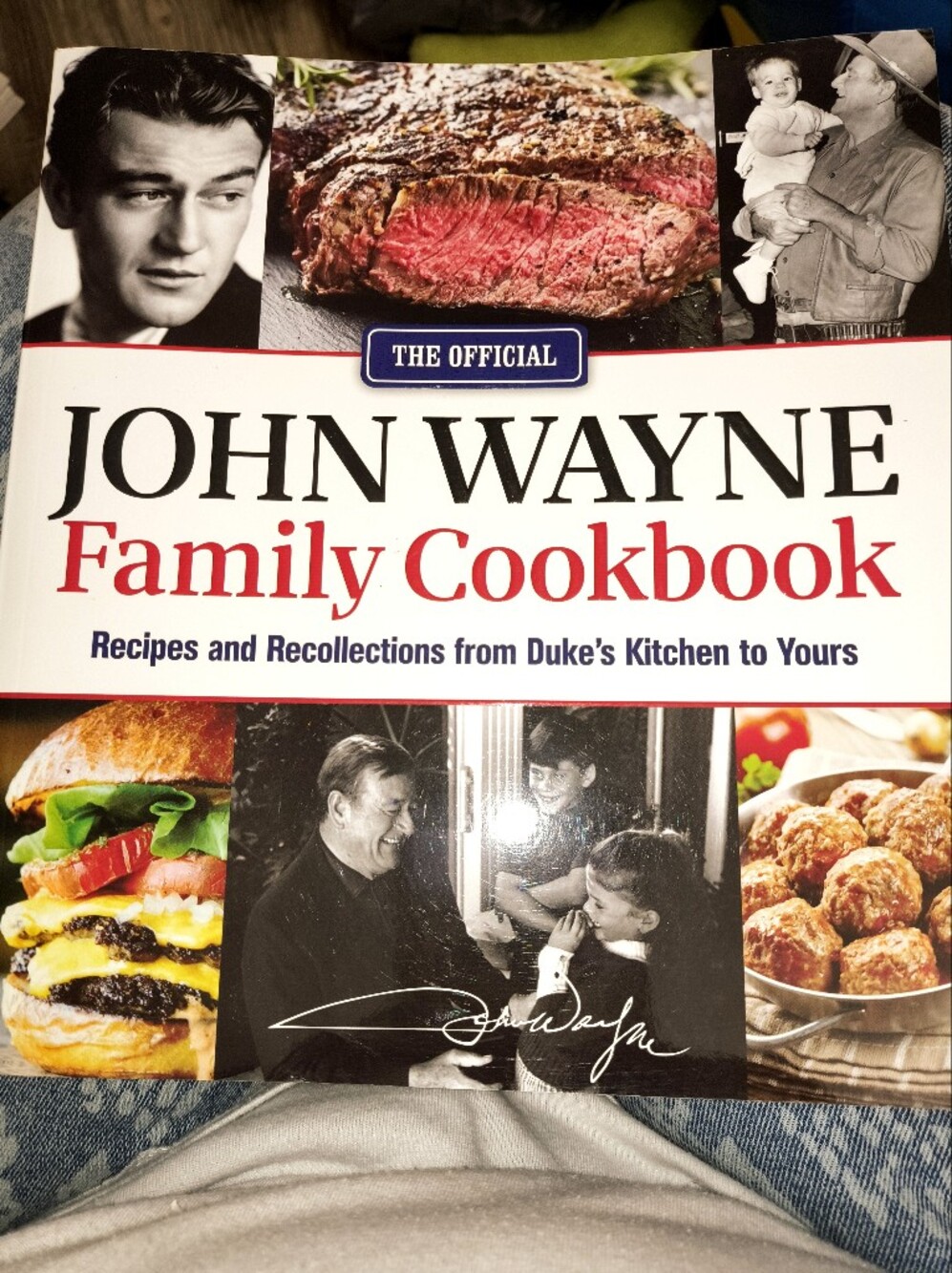John Wayne Family Cookbook - Official Edition (White/Red)